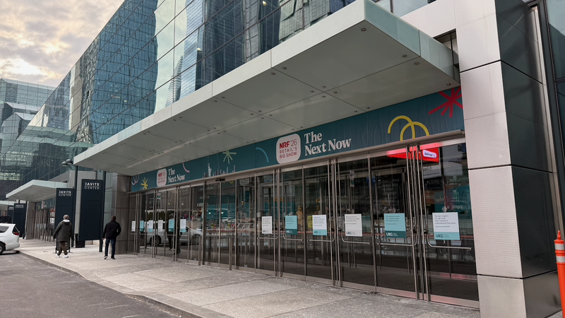 entrance and doors at NRF Retail's Big Show in NYC