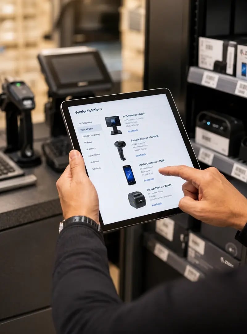 pos-items-on-tablet