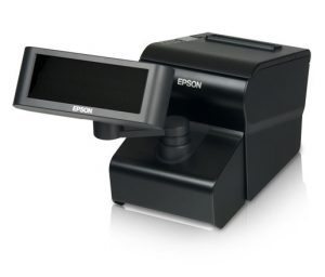 Epson receipt printer with customer facing screen